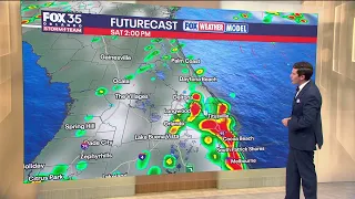 Orlando AM Weather Forecast: Rain chances staying elevated to start the weekend