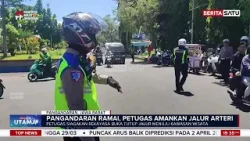 Polisi Terapkan Buka Tutup Jalur Menuju Kawasan Wisata Pangandaran #Beritasatu