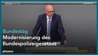Bundestagsdebatte zur Modernisierung des Bundespolizeigesetzes | 10.07.26
