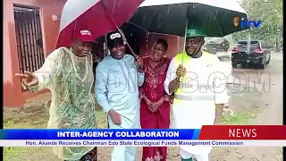Hon. Akande Receives Chairman Edo State Ecological Funds Management Commission