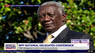 NPP National Delegates Conference: Former President John Agyekum Kufuor Addresses The Delegates