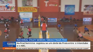 Senior National Volleyball: Interclube and ABC to face off in Praia derby for women's semifinals