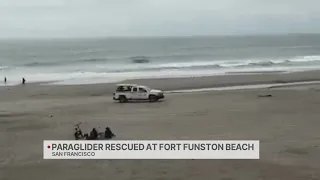 Paraglider rescued at Fort Funston Beach, SFFD says