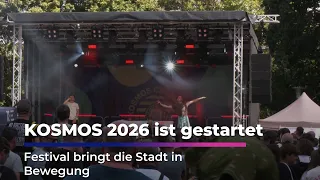 KOSMOS 2026 has begun: Festival gets the city moving | Sachsen Fernsehen