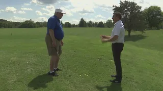 Golf Tips: Driving off a hill requires some adjustment