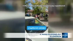 A mobiltelefonálást ellenőrzik