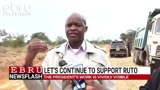 Embu Senator urges locals to back the president’s second term, citing visible progress. #ebrunews