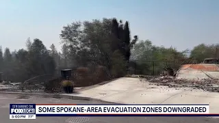 Thousands allowed home as Spokane fires ease
