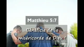 Matthew 5:7 - Receive God's Mercy! - VERSE OF THE DAY - Prophet Elisée Kouakou