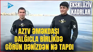 800-ə yaxın yaşı olan SİRLİ QALA: Bakıda dənizin dibindən görün nə tapıldı – EKSKLÜZİV GÖRÜNTÜLƏR