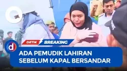 Pemudik Asal Kalimantan Lahiran di Kapal Sebelum Sandar di Parepare