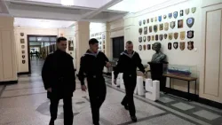 Ледена школа за бъдещи офицери - курсанти от ВВМУ с екстремно военно обучение в Естония