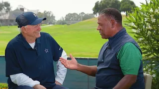 One-on-one with Jerry Jones at Cowboys Camp: Tony Romo, Dak Prescott talking Super Bowl, and more.
