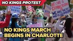 В Шарлотте, Северная Каролина, начался марш против движения "Нет королям" | Протесты против движе...