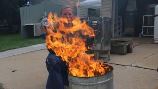 A fiery and uncontrollable form of pottery on display as part of MKE Studio Tour