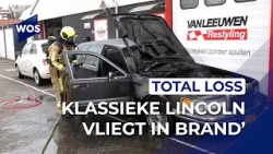 Auto vliegt in brand bij schadebedrijf in ’s-Gravenzande