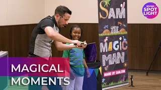 Sam the Magic Man at South Irving Library