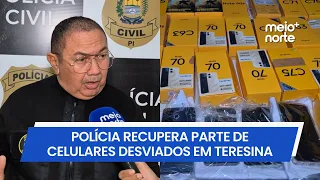 Police recover portion of cell phones stolen from Teresina kiosk | Meio Norte