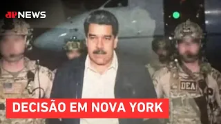 Nicolás Maduro volta a tribunal nos EUA e tem data de julgamento fixada para 2027