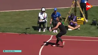 Aseel Osama Abdel Hamid wins the gold medal in javelin throw at the U20 World Championships 🥇🇪🇬
