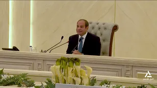 الرئيس السيسى يجتمع بمجلسى الوزراء والمحافظين وقادة القوات المسلحة بمقر القيادة الاستراتيجية