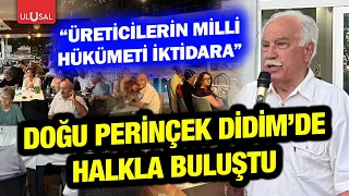 Vatan Party Chairman Dr. Doğu Perinçek met with the public in Didim