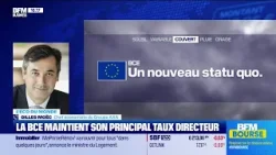 La BCE maintient son principal taux directeur