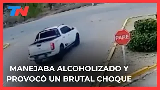 DRIVING MADNESS: He was driving drunk, crashed into a truck, and left four injured in Mendoza
