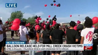 Balloon release held for Mill Creek crash victims