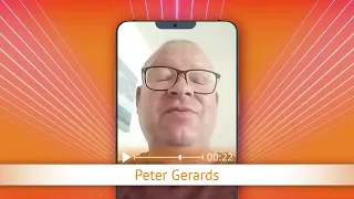 TV Oranje app video message - Peter Gerards