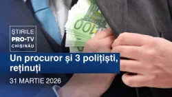 Știrile PRO TV (ORA 17:00) | UN PROCUROR ȘI 3 POLIȚIȘTI, REȚINUȚI | Moldova