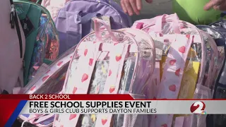 Free school supplies event