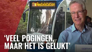 Eindelijk trambestuurder: Oud-raadslid Guido Frankfurther