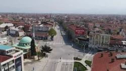 Sakarya'nın boş sokakları havadan görüntülendi
