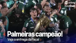 O PALMEIRAS É CAMPEÃO PAULISTA PELA 27ª VEZ! CONFIRA A PREMIAÇÃO E A FESTA DA TAÇA
