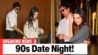 Kendall Jenner and Jacob Elordi Bring ’90s Style to Paris Fashion Week