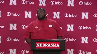 FULL VIDEO: Nebraska Run Game Coordinator Lonnie Teasley | Aug. 25, 2026 Press Conference
