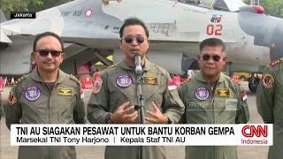 TNI AU Siagakan Pesawat Untuk Bantu Korban Gempa