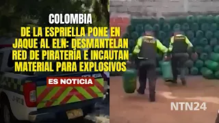 DE LA ESPRIELLA PUTS THE ELN IN CHECK: Piracy ring dismantled and explosives material seized