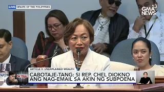 'My testimony is not for sale' - Cabotaje-Tang kay Vinluan | GMA News