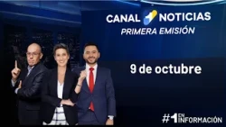 Canal 1 News First Broadcast | October 9