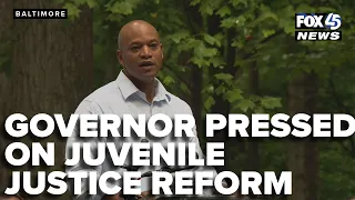 Maryland governor pressed on juvenile justice reforms as calls for change grow