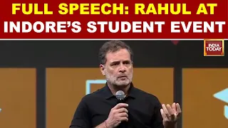 Rahul Gandhi Addresses Students At Indore’s ‘Chhatron Ki Goonj’, Takes On Modi Govt Over Key Issues