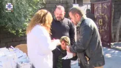 العيادة الطبية المتنقلة التابعة للمجلس الشعبي الكلداني السرياني الاشوري تزور قرية هيزاوا