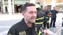 Arezzo, evacuato un intero palazzo per una colonna pericolante