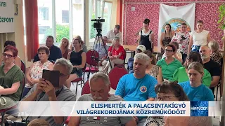 Elismerték a palacsintakígyó világrekordjának közreműködőit