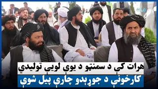 هرات کې د سمنټو د یوې لویې تولیدي کارخونې د جوړېدو چارې پیل شوې