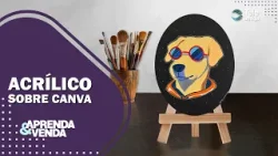 ? Arte que Brilla: Crea tu Propio Canvas en Acrílico #aprendayvenda