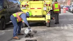 Reparación de huecos dejados por tormentas en NYC