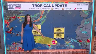 Tracking the Tropics: 2 areas being monitored in the Atlantic